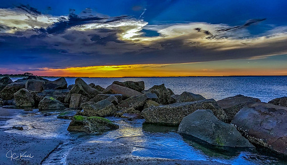 Sunset at Fort Clinch SP