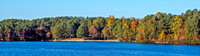 Fall at a lake at Stone Mountain, GA