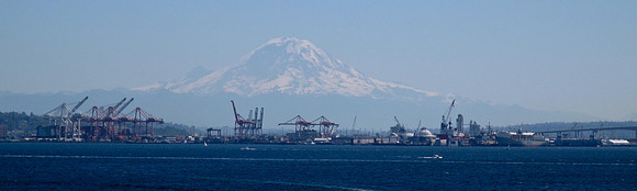 Mt. Rainier viewed from Seattle