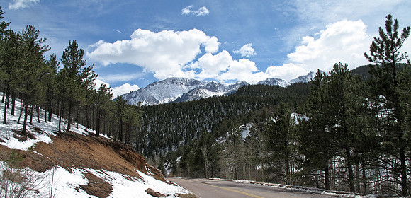 Pikes Peak, currently still inaccessible.