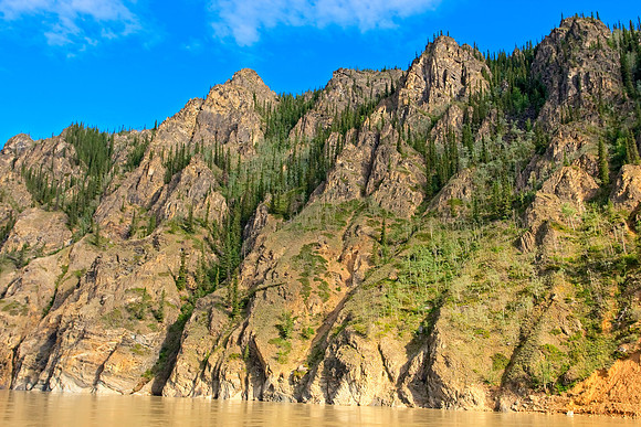 Going down the Yukon River