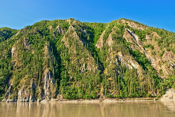 Going down the Yukon River